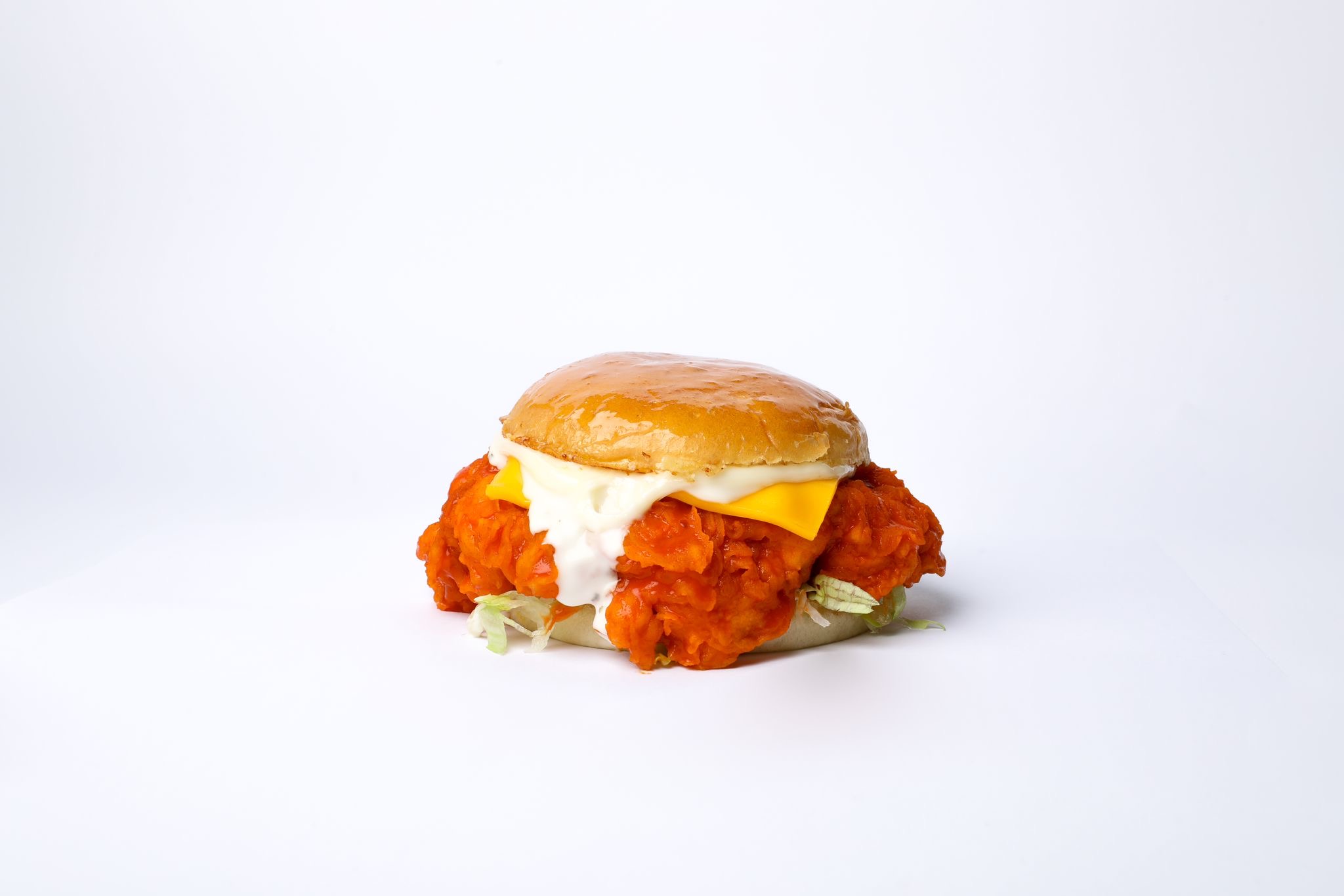 Buffalo chicken burger